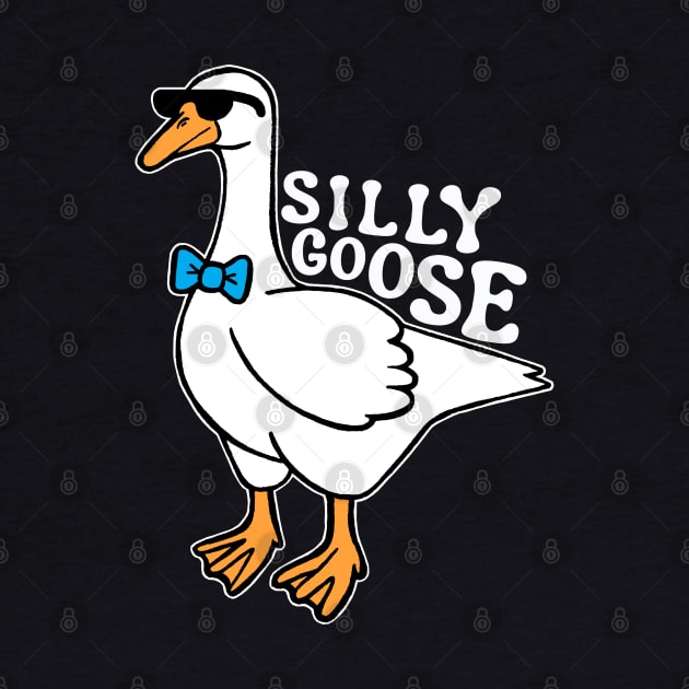 Silly Goose with Sunglasses by Downtown Rose